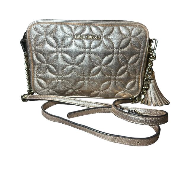 Michael Kors Gold Crossbody Bag - Picture 1 of 11